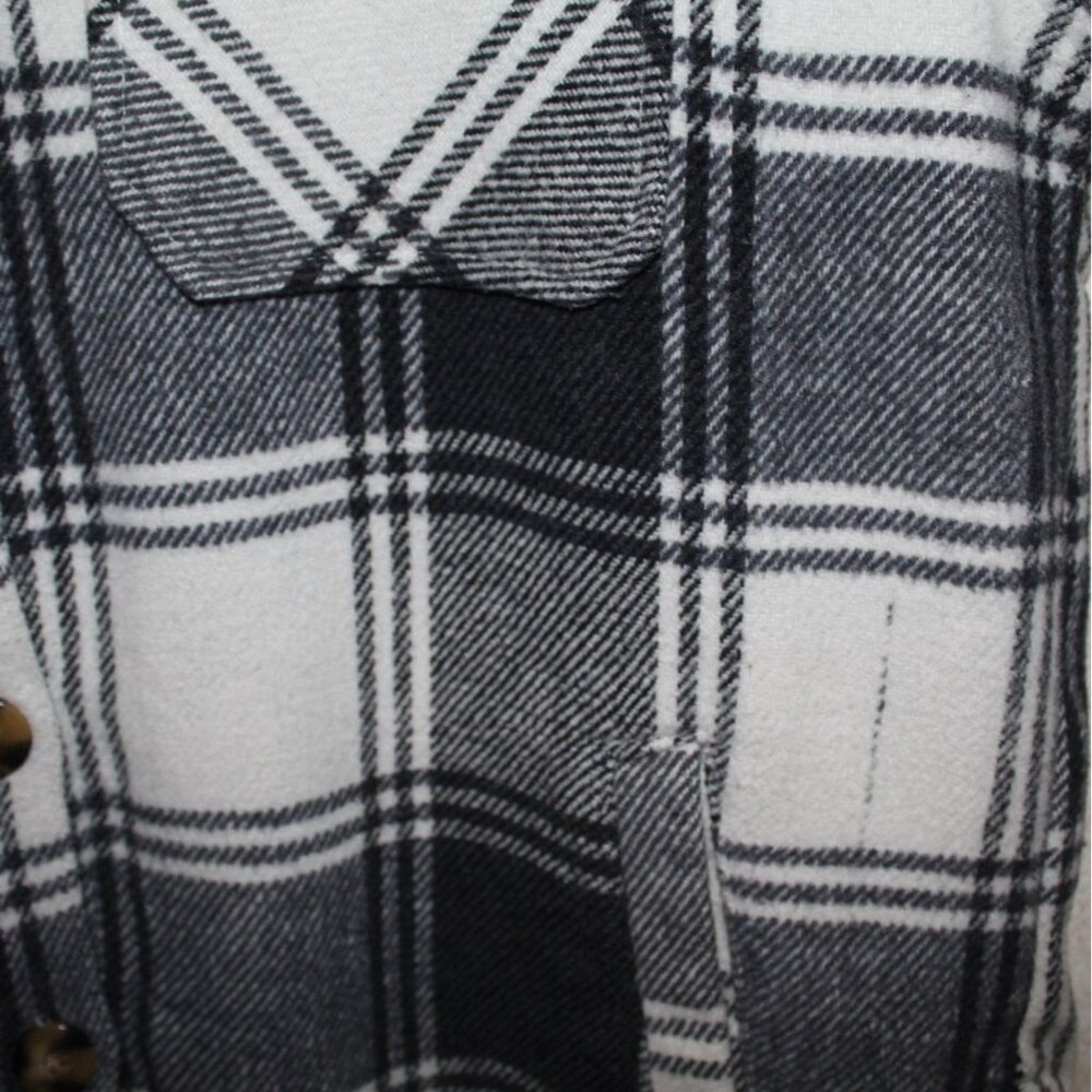Member's Mark Shacket Plaid Button Down Jacket Fall Size Large - Picture 7 of 16